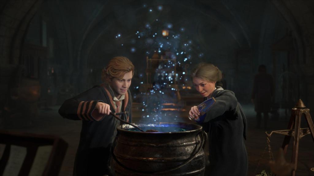 Un fotograma de 'Hogwarts Legacy', el videojuego sobre la saga literaria de Harry Potter