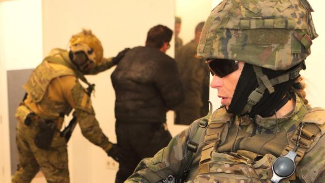ERA, durante uno de los ejercicios en el Mando de Operaciones Especiales.