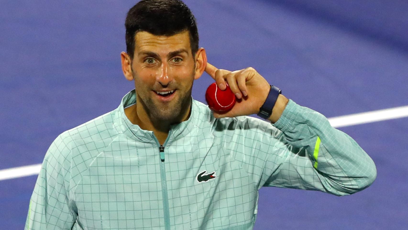 Novak Djokovic, en Dubái.
