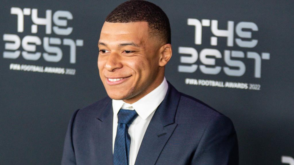 Kylian Mbappé, en los Premios The Best de la FIFA 2022