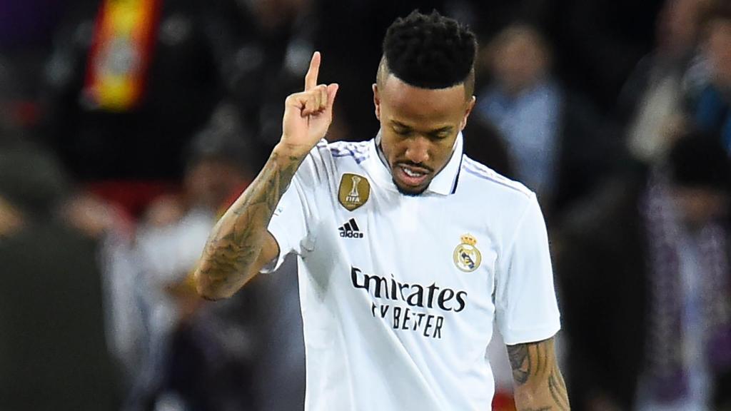 Eder Militao, con el Real Madrid
