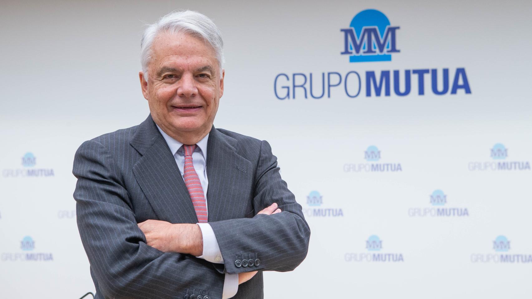 Ignacio Garralda, presidente de Grupo Mutua, durante la presentación de resultados.