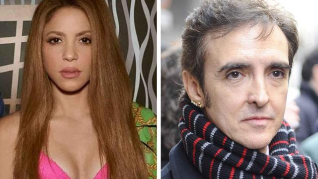 Shakira y Ramoncín en un fotomontaje.