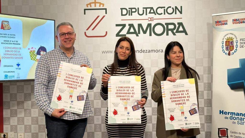 Presentación del I Concurso de dibujo de la Hermandad de donantes de sangre