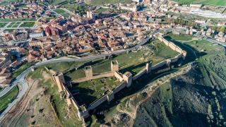 Vista aérea Castillo de Molina de Aragón