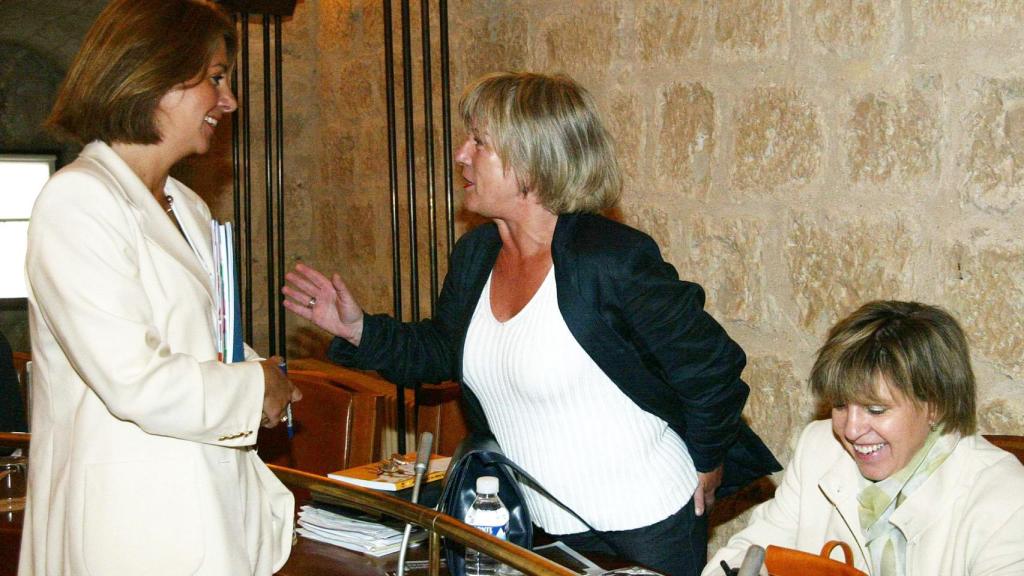 Ana Parra durante  su comparecencia en las Cortes