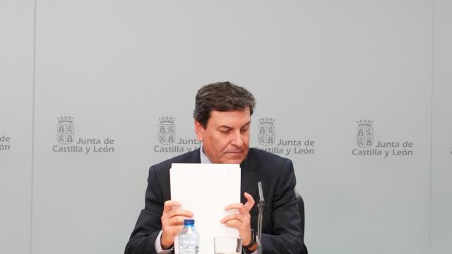 El consejero de Economía y Hacienda y portavoz, Carlos Fernández Carriedo