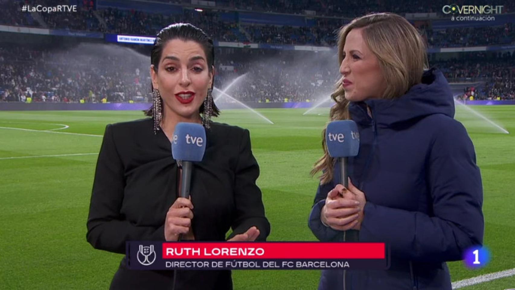 Lluvia de memes en redes sociales tras el rótulo que TVE ha puesto en directo a Ruth Lorenzo