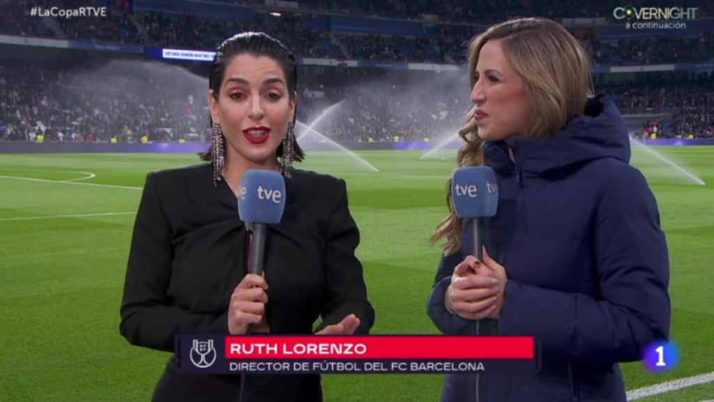 Lluvia de memes en redes sociales tras el rótulo que TVE ha puesto en directo a Ruth Lorenzo