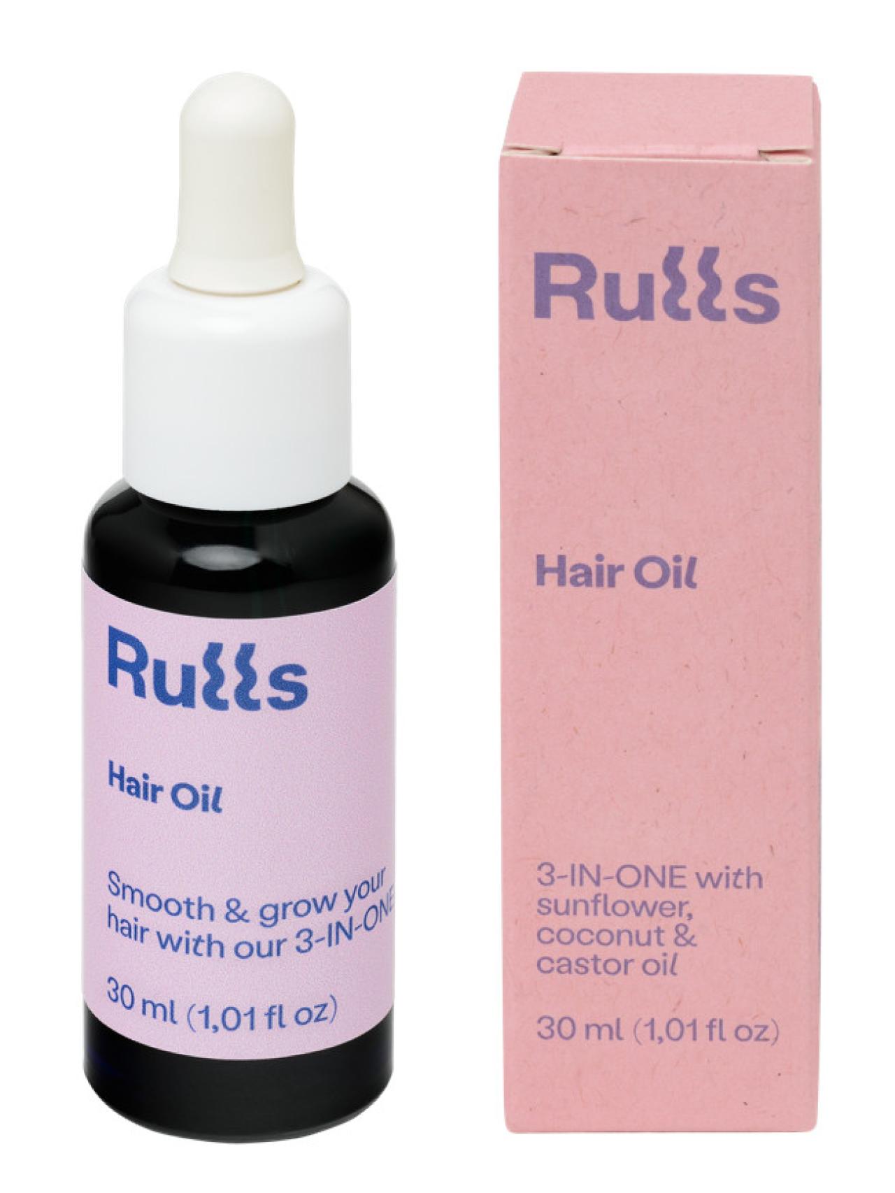 Aceite para el cabello de Rulls.