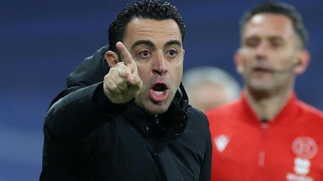 Xavi Hernández, en El Clásico de la Copa del Rey 2022/2023