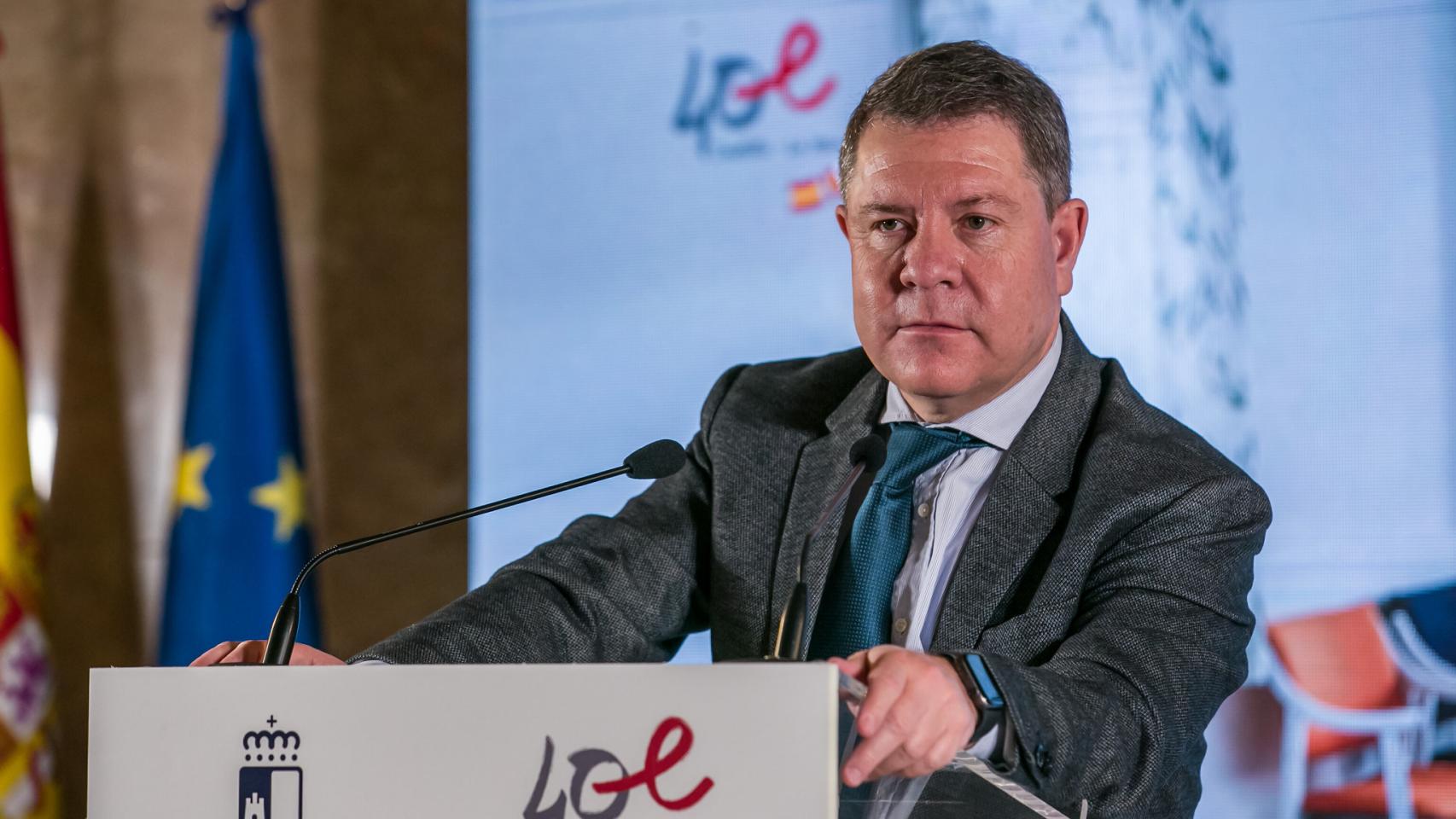 Emiliano García-Page, presidente de Castilla-La Mancha. Foto: JCCM.