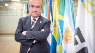 El secretario general de la Organización de Estados Iberoamericanos, Mariano Jabonero, posa para EL ESPAÑOL. José Verdugo