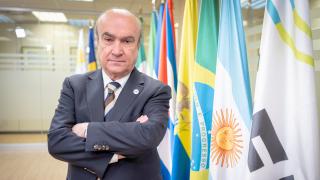 El secretario general de la Organización de Estados Iberoamericanos, Mariano Jabonero, posa para EL ESPAÑOL. José Verdugo