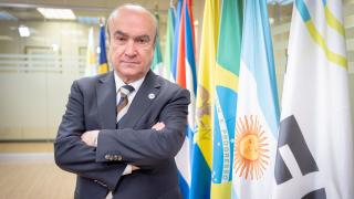 El secretario general de la Organización de Estados Iberoamericanos, Mariano Jabonero, posa para EL ESPAÑOL. José Verdugo