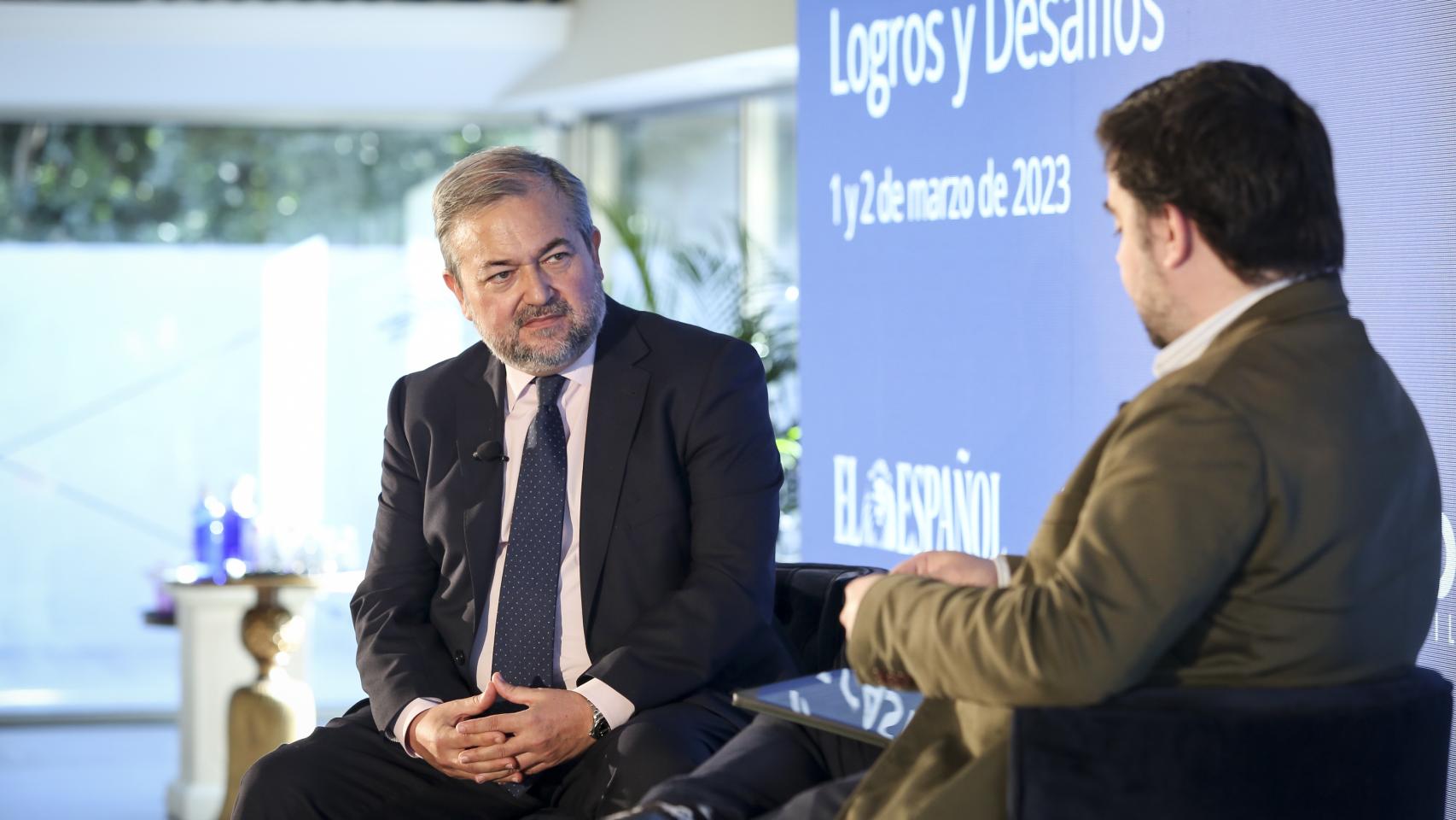 Roberto Arranz, delegado de Redeia en la zona centro, en el II Foro Económico de Castilla-La Mancha 'Logros y Desafíos.