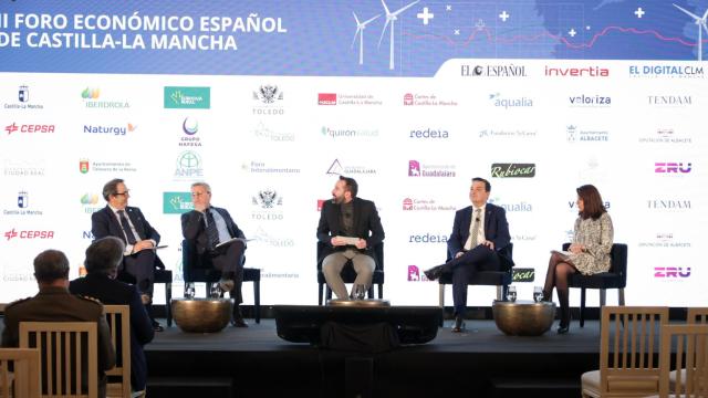 Víctor Yuste, Francisco Jiménez, Alberto Molero, Francisco Martínez Arroyo y Blanca Corroto, de izquierda a derecha.
