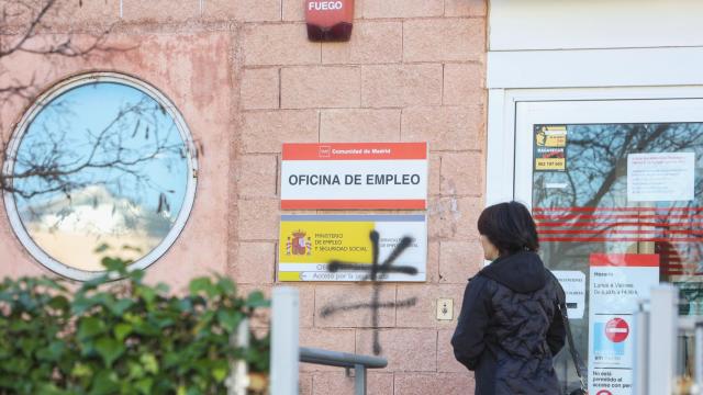 Una oficina de empleo, en Madrid.