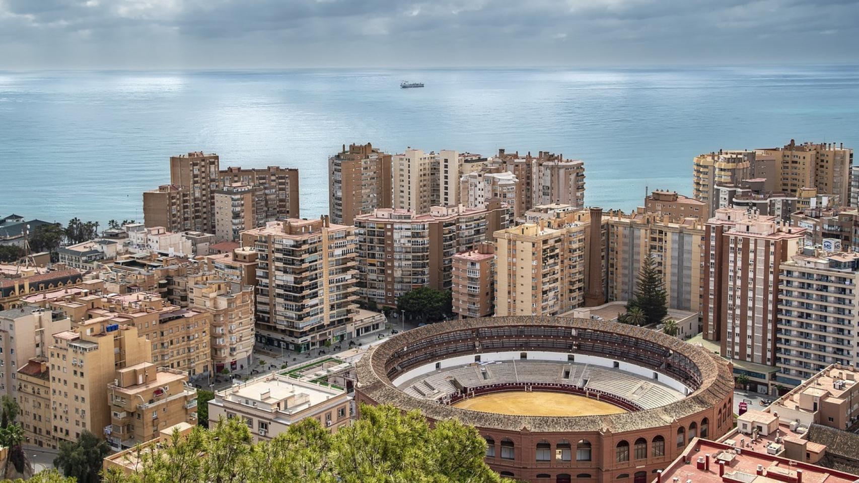 Vista de Málaga.