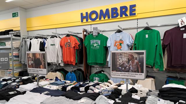 Interior de una tienda Zeeman.
