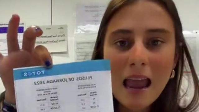 La protagonista del vídeo viral.
