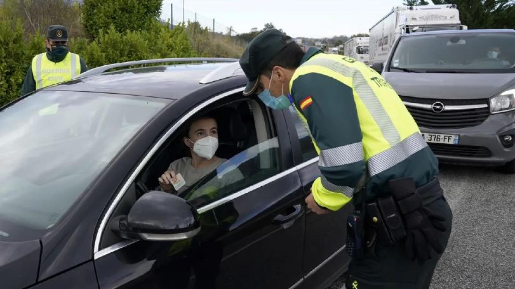 Control de la Guardia Civil.