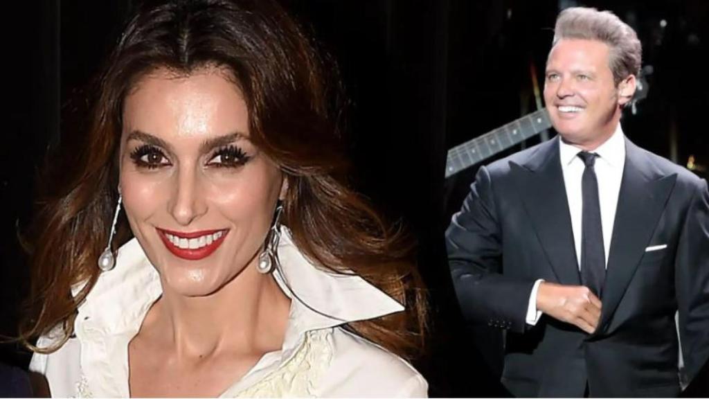La diseñadora Paloma Cuevas y Luis Miguel en un montaje de EL ESPAÑOL.