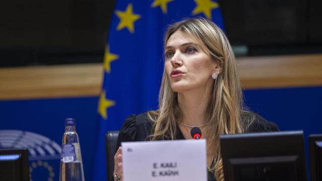La eurodiputada socialdemócrata y exvicepresidenta del Parlamento Europeo Eva Kaili.