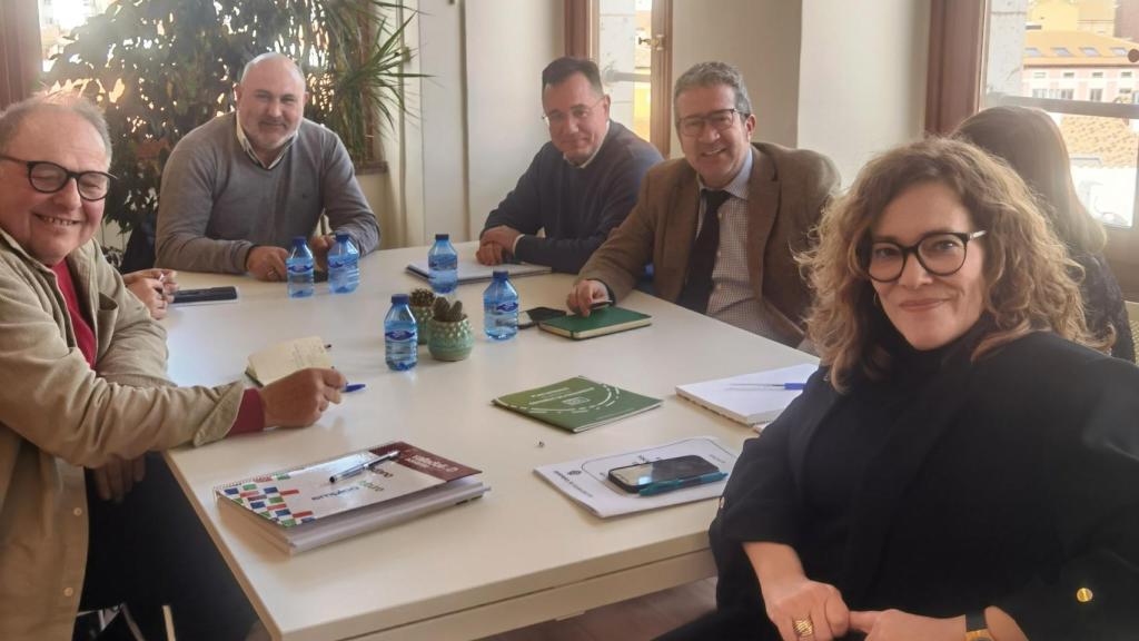 El concejal de Comercio de Zamora, Christoph Strieder, en su visita a Valladolid