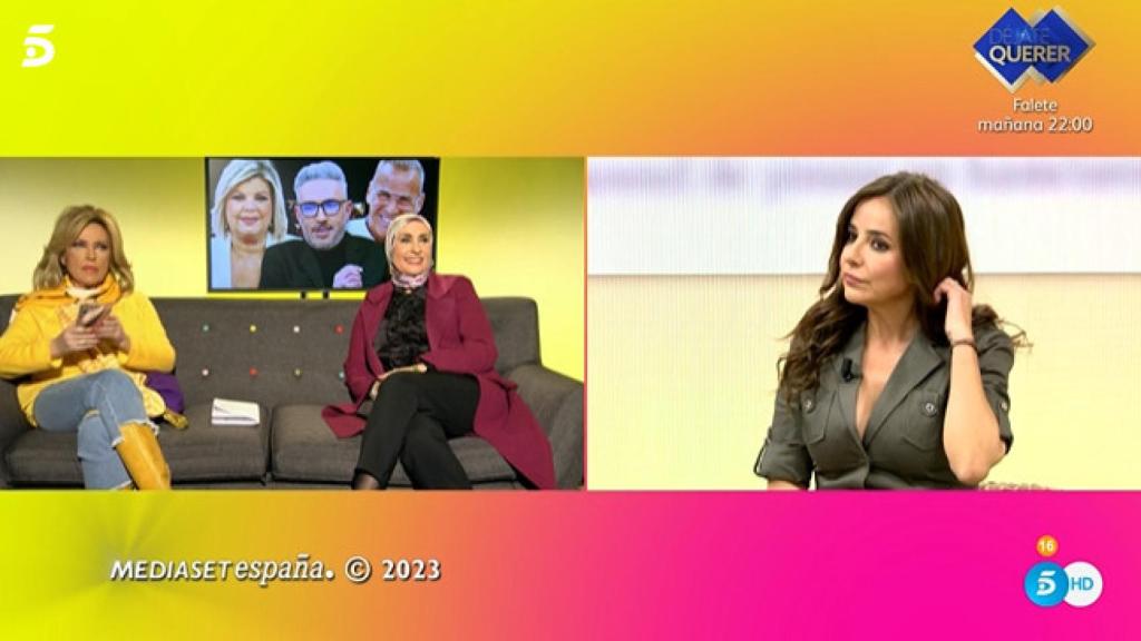 El plató de 'Sálvame'.