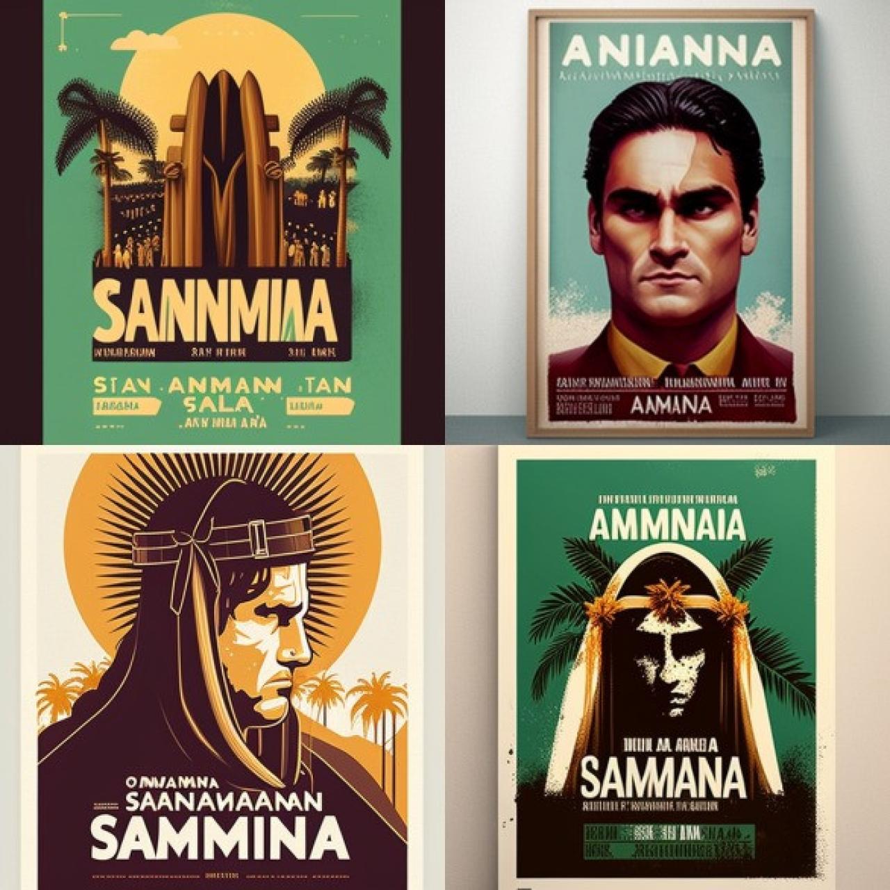 Cartel de la Semana Santa inspirado en Tarantino.