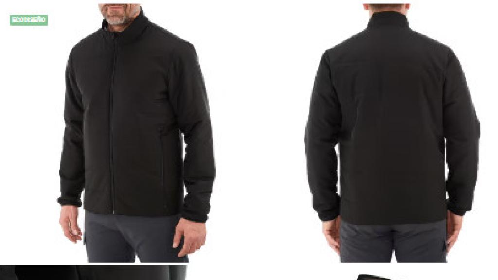 Chaqueta de trekking de Decathlon.