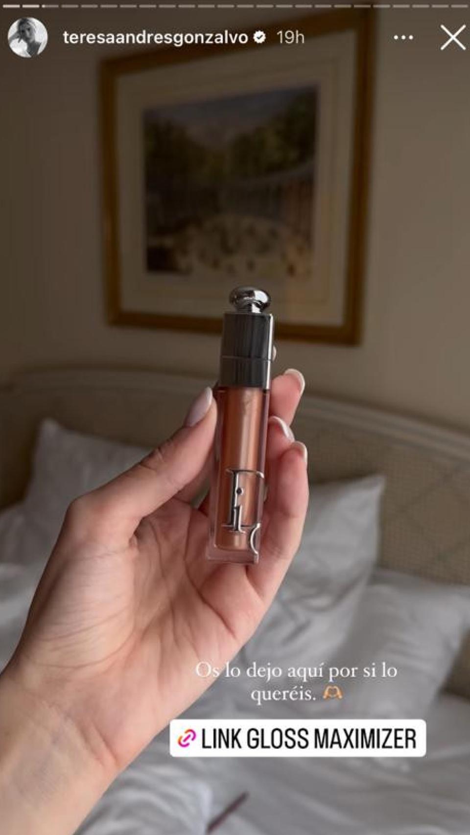 El labial en el que confía Teresa Andrés.