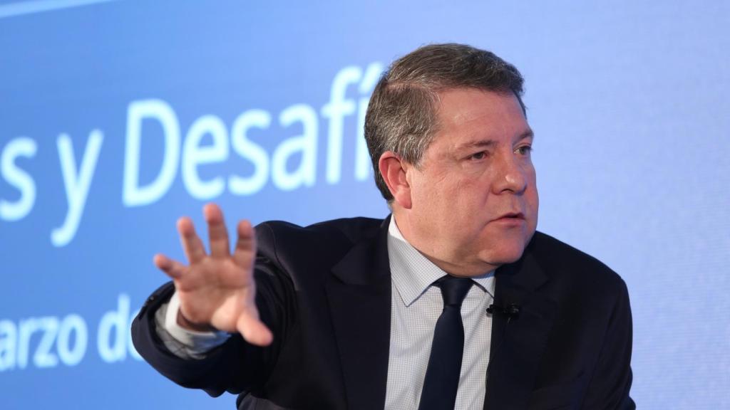 Emiliano García-Page, presidente de Castilla-La Mancha, en el II Foro Económico de Castilla-La Mancha