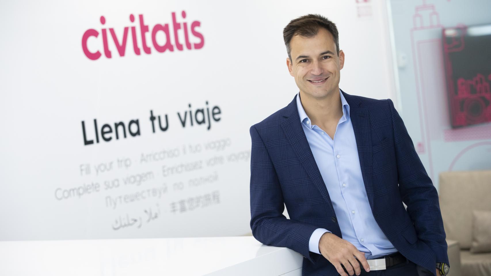 Alberto Gutiérrez, fundador y CEO de Civitatis.