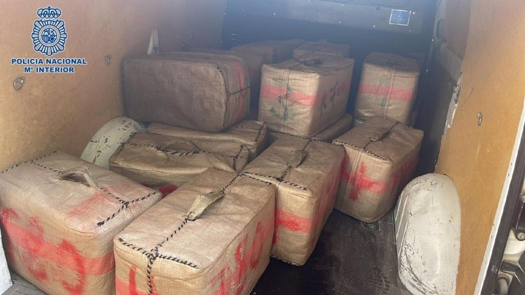 Droga intervenida en la operación.