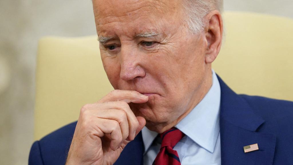 Joe Biden este viernes en la Casa Blanca.