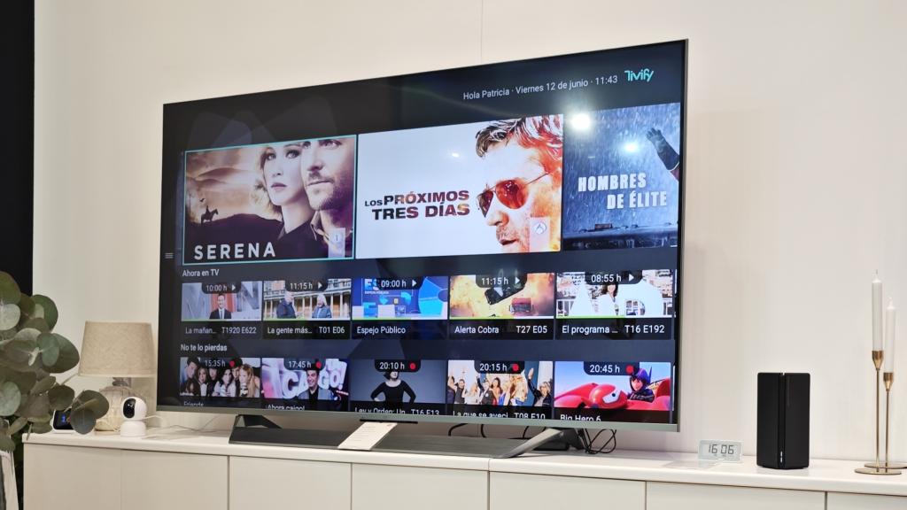 televisor de Xiaomi expuesto en el MWC