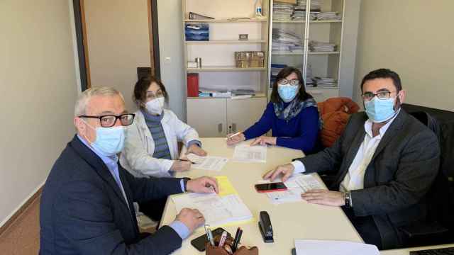 De izda. a dcha.: Javier Puente, Rosa Rodríguez, Carmen Soto y Roberto Devesa.