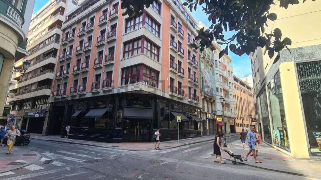 La calle Bilbao, en Alicante.