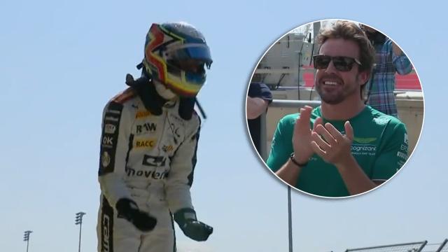 Pepe Martí celebra su primera victoria en Fórmula 3 con 17 años