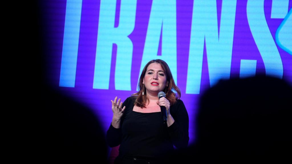 la secretaria de Estado de Igualdad y Contra la Violencia de Género, Ángela Rodríguez 'Pam', en un acto de Unidas Podemos el pasado sábado en Madrid.
