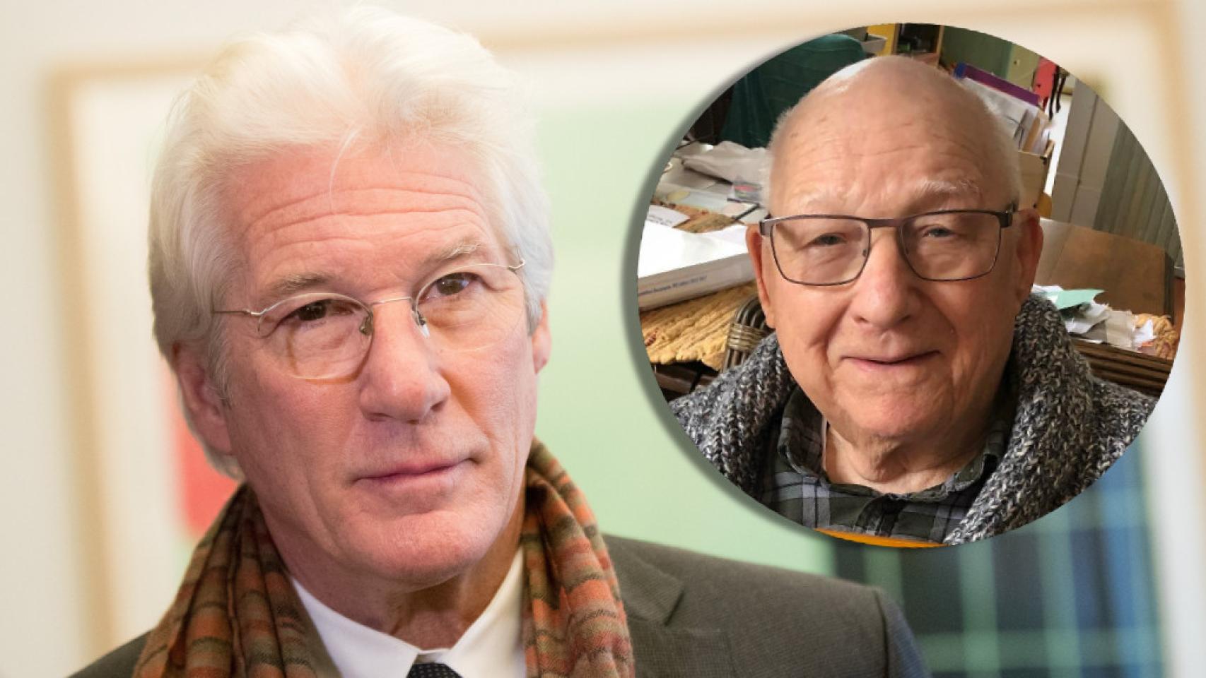 Richard Gere junto a su padre en un montaje de JALEOS.