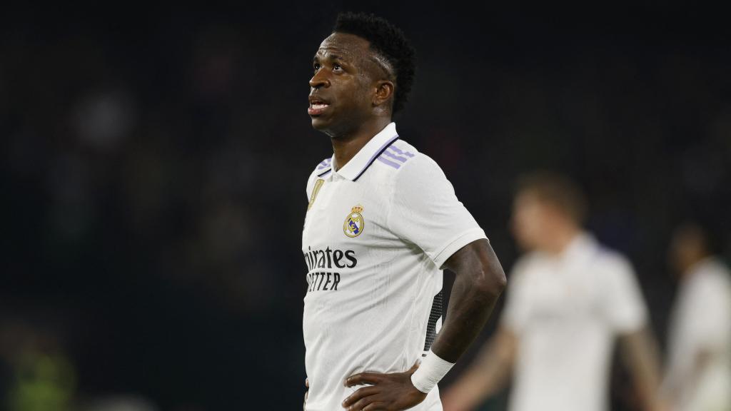 Vinicius Júnior, en un partido del Real Madrid de la temporada 2022/2023