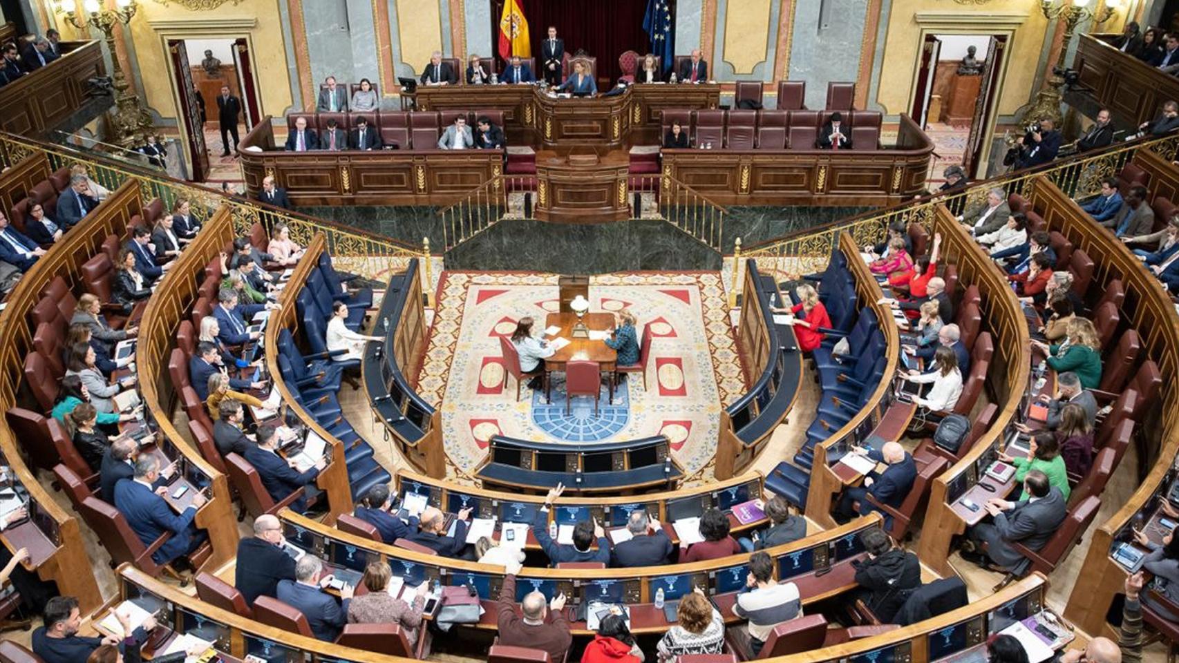 Hemiciclo del Congreso de los Diputados.