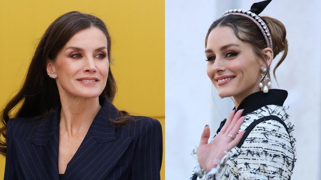 La reina Letizia y Olivia Palermo.