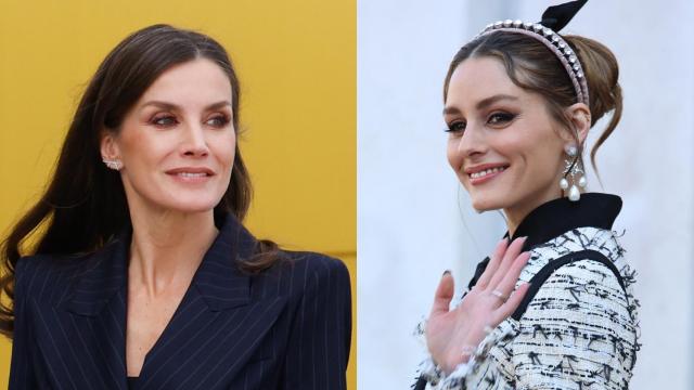 La reina Letizia y Olivia Palermo.