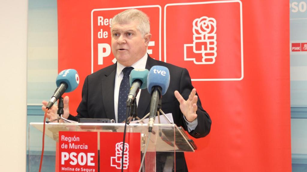 José Vélez, secretario general del PSOE en la Región de Murcia.