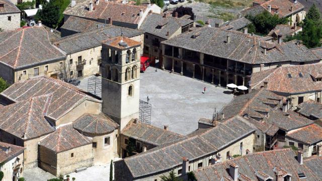 Imagen desde el aire de este municipio declarado Conjunto Monumental en el año 1951.