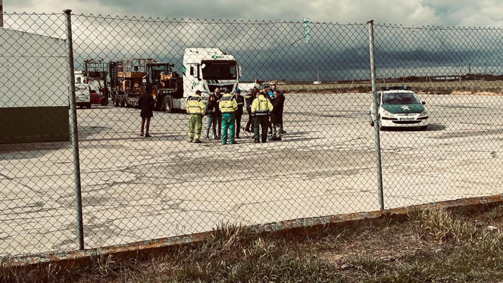 La Guardia  Civil, en el lugar de los hechos